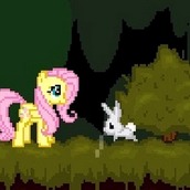 Игра Флаттершай спасает кроликов