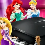 Игра Рапунцель играет на пианино