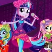 Игра Девочки из Эквестрии музыкальная битва