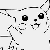 Игра Раскрась Пикачу