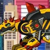 Игра Дина Робот Комбайн