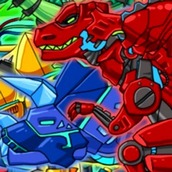 Игра Конструктор роботов динозавров