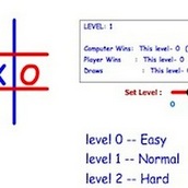 Игра Крестики нолики с обучением и уровнями