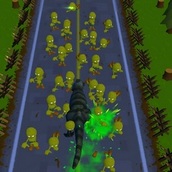 Игра Динозавр против Зомби