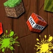 Игра Ниндзя режет блоки майнкрафт