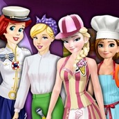 Игра Одевалка принцессы на работе