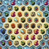 Игра Складывай три в ряд в океане