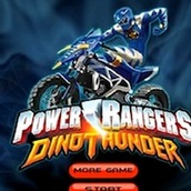 Игра Супер Рейнджеры Самураи на мотоцикле