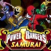 Игра Бродилка с Могучими Рейнджерами Самураями