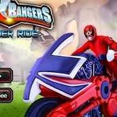 Игра Рейнджеры Cамураи 2: гонки на мотоцицкле