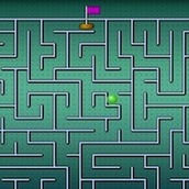 Игра Гонка в лабиринте с красным шариком