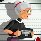 Игра Бешеная бабка сбежала из психушки 4: выбиваем деньги