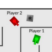 Игра Танки в лабиринте на 4 игрока