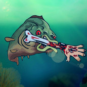 Игра Пираньи Накорми нас: 2