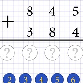 Игра Учимся Складывать Столбиком: математика онлайн