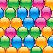 Игра Три в ряд с разноцветными шариками