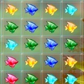 Игра Три в ряд: собери рыбок