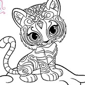 Игра Шиммер И Шайн 4: Раскраска Нала