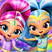 Игра Приключения на водопаде с Шиммер и Шайн