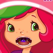 Игра Лечить горло Шарлотте Земляничке