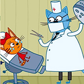 Игра Три кота: Зубной Врач