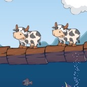 Игра Окружённые коровы