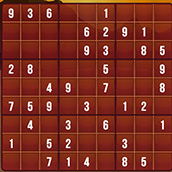 Игра Судоку на закате