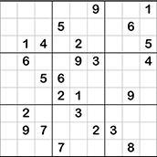 Игра Судоку: классический