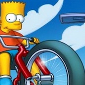 Игра Гонки Симпсонов на велосипедах