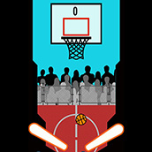 Игра Пинбол в корзину