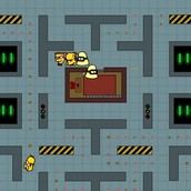 Игра Гомер Симпсон в роли Пакмана