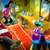 Игра Пазл с Ну Погоди