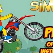 Игра Симпсоны 2: катание на мотоцикле