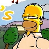 Игра Симпсоны собирают пончики