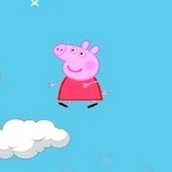 Игра Свинка Пеппа прыгает по облакам