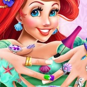 Игра Спаманикюр для Ариэль