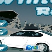 Игра Зимняя гонка на машинах