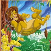 Игра Прыжок в озеро: Король лев