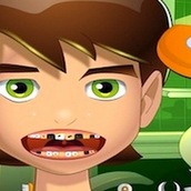 Игра Лечить зубы Бену 10