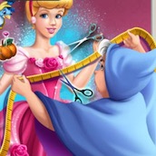 Игра Шить бальное платье для Золушки