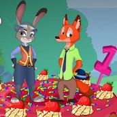 Игра Юбилейный торт: Зверополис