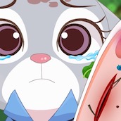 Игра Лечить ногу Джуди: Зверополис