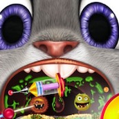 Игра Лечить горло Джуди Хоппс: Зверополис