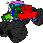 Игра Раскраска Вспыш и Чудо Машинки