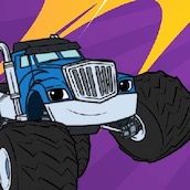 Игра Онлайн раскраска: Вспыш и Чудо Машинки