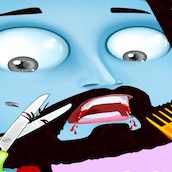 Игра Вампир Сэм. Бритье бороды