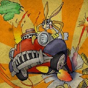 Игра Бешеные кролики: Реактивный кролик