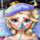 Игра Эльза простудилась