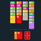 Игра 2048 Солитер