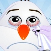 Игра Моем глаза Олафу